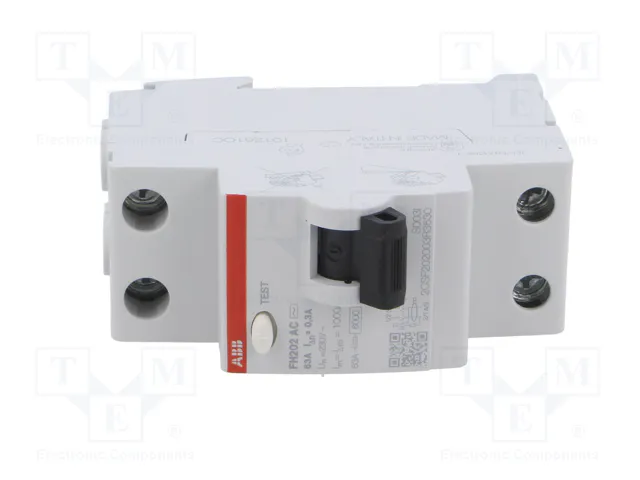 ABB FH202AC-63/0.3 Interruptor Diferencial 63A 300mA 2 Polos
