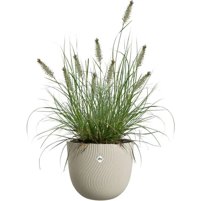 ELHO Maceta Sereh Round 30 Beige 8711904534790 L 30 x A 29,5 x A 25 cm 100% reciclado