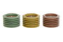 DKD Home Decor Set de Velas de Cera de Parafina Surtidas, 12 Piezas