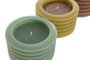 DKD Home Decor Set de Velas de Cera de Parafina Surtidas, 12 Piezas