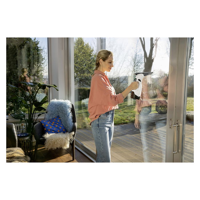 Kärcher Limpiacristales WV 5 Plus N, Blanco, Sin Cables, Ancho de Trabajo 28 cm, 105 m²