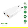 4smarts Cargador PDPlug Slim Duos 30W GaN USB-C + USB-A Blanco