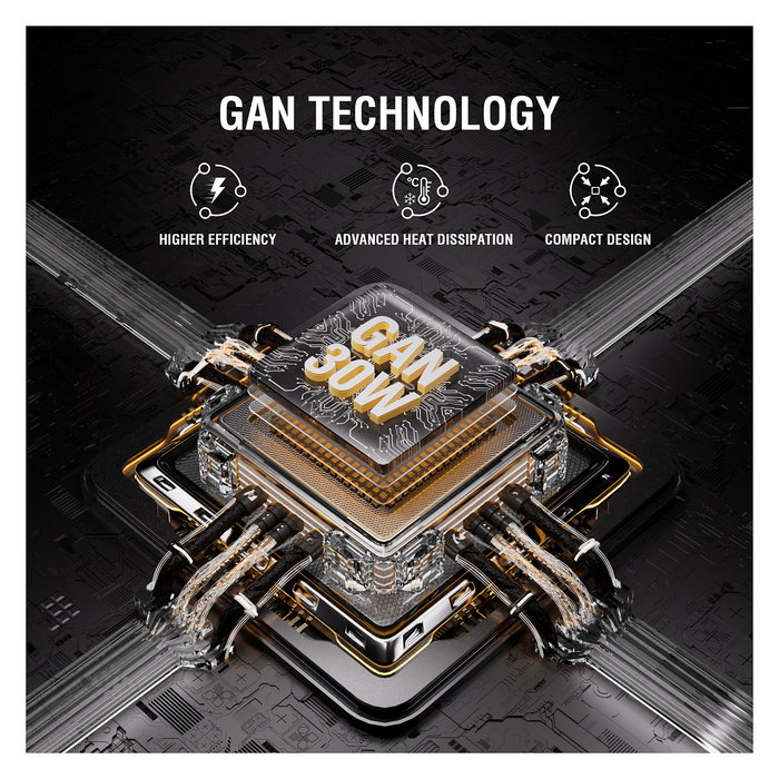 4smarts Cargador PDPlug Slim Duos 30W GaN USB-C + USB-A Blanco