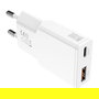 4smarts Cargador PDPlug Slim Duos 30W GaN USB-C + USB-A Blanco