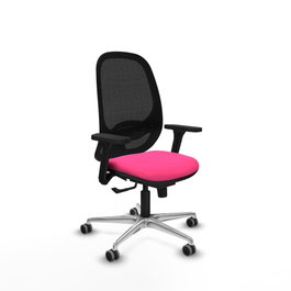 PIQUERAS Y CRESPO Silla de oficina Cilanco Rosa y Negro