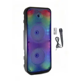 Inovalley Altavoz Karaoke KA25-FIRE Bluetooth V5.0 64 cm 850 W Negro