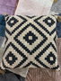 DKD Home Decor Cojín India 1c24 Boho Algodón Lino 45 x 45 cm