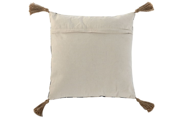 DKD Home Decor Cojín India 1c24 Boho Algodón Lino 45 x 45 cm DKD Home Decor Cojín India 1c24 Boho Algodón Lino 45 x 45 cm
