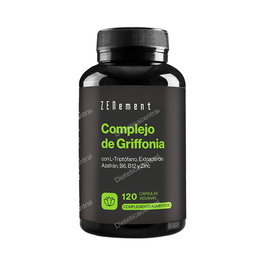 ZENEMENT Complejo De Griffonia 120 Cápsulas con Azafrán y Vitaminas B1, B6, Zinc para el Ánimo y Energía