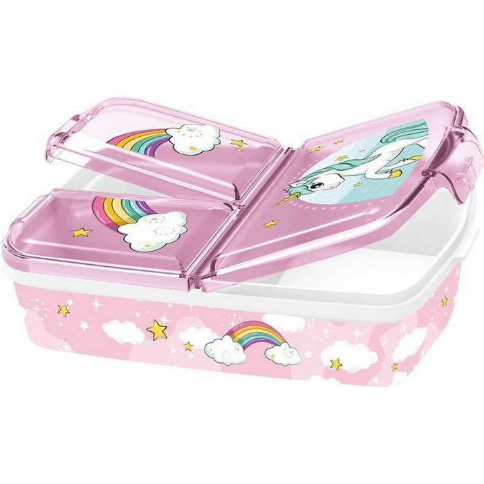 Stor Sandwichera Multiple Unicorn Rainbow 18x13.50x6 cm
