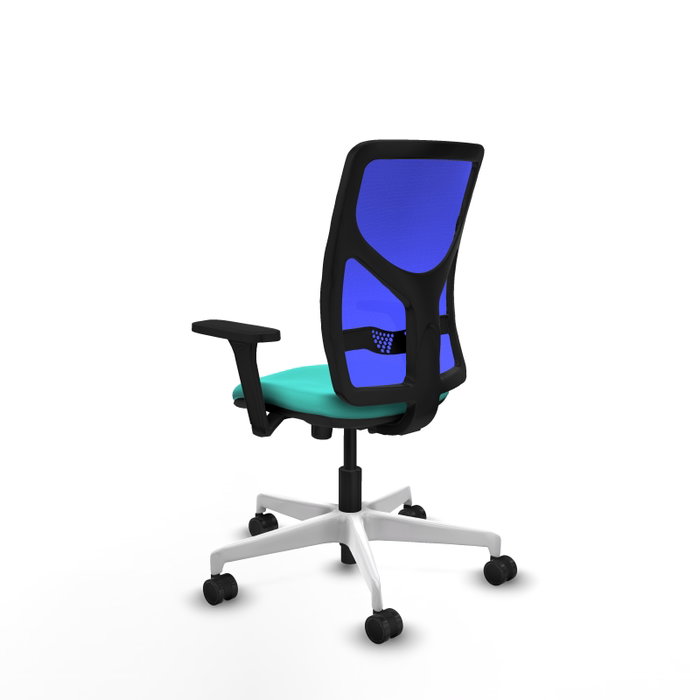 PIQUERAS Y CRESPO Silla de oficina Motilla con mecanismo Sincro, Turquesa y Azul PIQUERAS Y CRESPO Silla de oficina Motilla con mecanismo Sincro, Turquesa y Azul