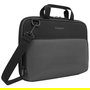 Targus Maletín Funda Clásica para Portátil/Chromebook 11.6" (29.5 cm), Modelo TED006GL, Negro Gris, Poliuretano, 380g