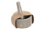 DKD Home Decor Mortero de Mármol Beige 12,5x12,5x7,5 cm