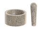 DKD Home Decor Mortero de Mármol Beige 12,5x12,5x7,5 cm