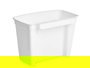 Kinvara Portabasura Puerta con Soporte Blanco 27 x 18 x 16.5 cm (Set de 12)