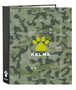 Carpeta de anillas Kelme Travel Negro Verde A4 27 x 33 x 6 cm