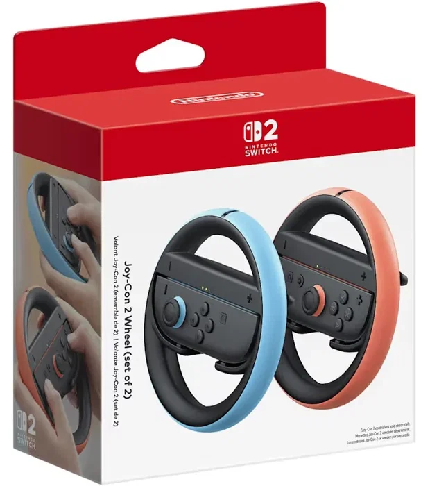 Nintendo Joy-Con 2 Wheel Pair Azul y Rojo Nintendo Joy-Con 2 Wheel Pair Azul y Rojo