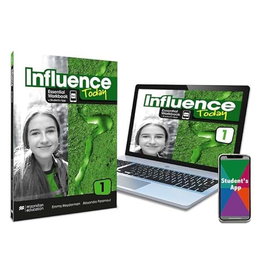 MACMILLAN, INFLUENCE TODAY 1 Essential Workbook, Competence Evaluation Tracker y Student's App - Emma Heyderman