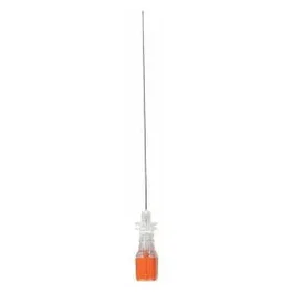 B. Braun Spinocan Aguja Anestesia 0,5x75 mm 25 gr Naranja para Anestesia Intradural, Bisel Quincke