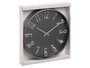 GIFTDECOR Reloj de Pared Plata Aluminio 30cm