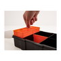 DeLOCK Caja de clasificación con 11 compartimentos 220 x 155 x 60 mm naranja/negro