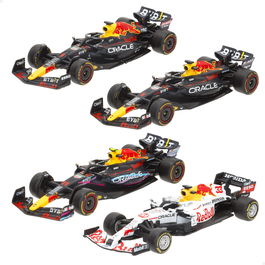 BURAGO Blister 4 Coches F1 Red Bull Metal 1:43
