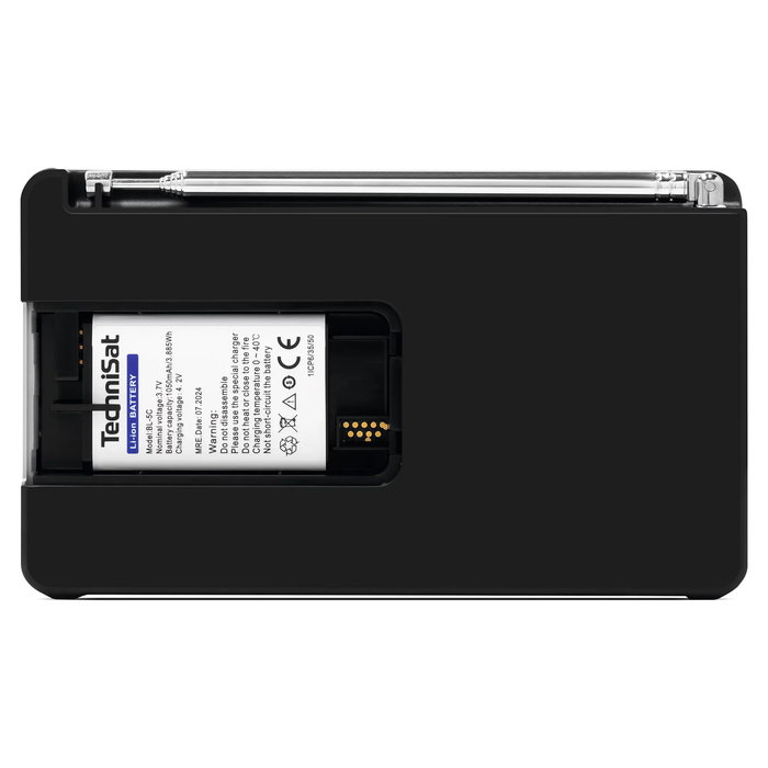 TechniSat DigitRadio 1 ASA - Sintonizador de Radio Digital DAB/DAB+ y FM, Color Negro/Plateado