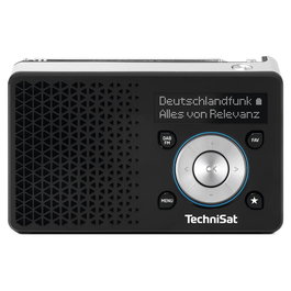 TechniSat DigitRadio 1 ASA - Sintonizador de Radio Digital DAB/DAB+ y FM, Color Negro/Plateado