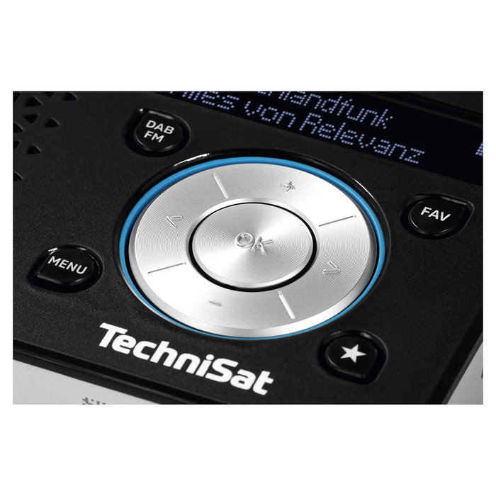 TechniSat DigitRadio 1 ASA - Sintonizador de Radio Digital DAB/DAB+ y FM, Color Negro/Plateado