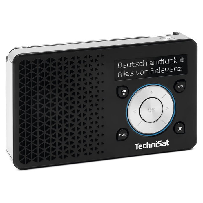 TechniSat DigitRadio 1 ASA - Sintonizador de Radio Digital DAB/DAB+ y FM, Color Negro/Plateado