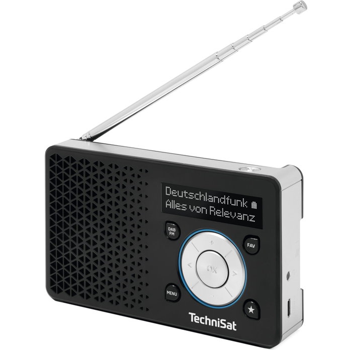 TechniSat DIGITRADIO 1 A Negro/Plata TechniSat DIGITRADIO 1 A Negro/Plata