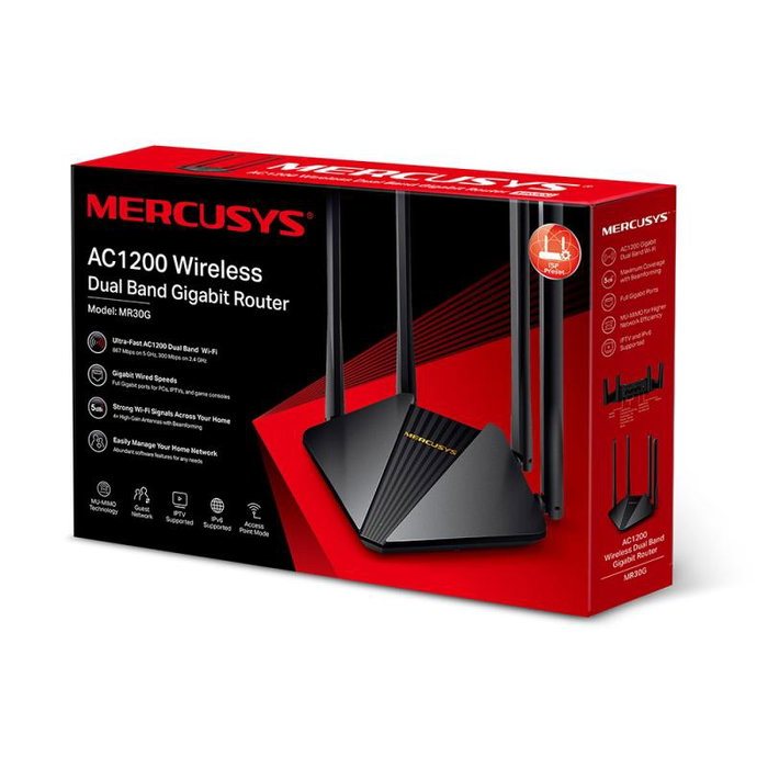Mercusys by TP-LINK WLAN Router MR30G, Router Inalámbrico