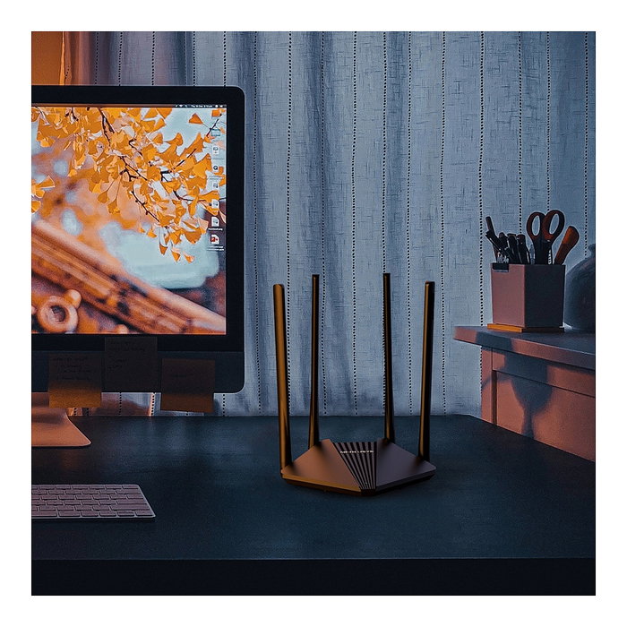 TP-Link Mercusys MR30G Router WiFi AC1200 Doble Banda 2.4/5 GHz Gigabit 4 Antenas MU-MIMO Negro, Wi-Fi 5 (802.11ac)