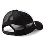 Cricut 2009419 Gorra de béisbol de malla y poliéster para adulto unisex, color negro y blanco
