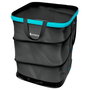 Gardena Saco de Jardín PopUp Rectangular Tamaño M, 130 l, Negro / Azul / Verde
