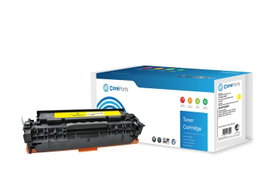 CoreParts Cartucho de Tóner Amarillo CF412X de Alto Rendimiento para HP Color LaserJet Pro M452 y M477