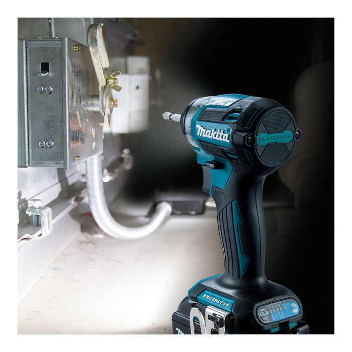 Makita DTD173RTJ Destornillador de impacto, 18V, 5Ah, Batería incluida