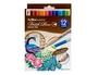 Artline Rotulador Supreme Brush Punta Pincel Base Agua Bolsa 12 Unidades Colores Surtidos