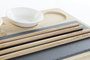DKD Home Decor Sushi Set 9 Bambú Pizarra 28,5x18,5x2,6 Natural
