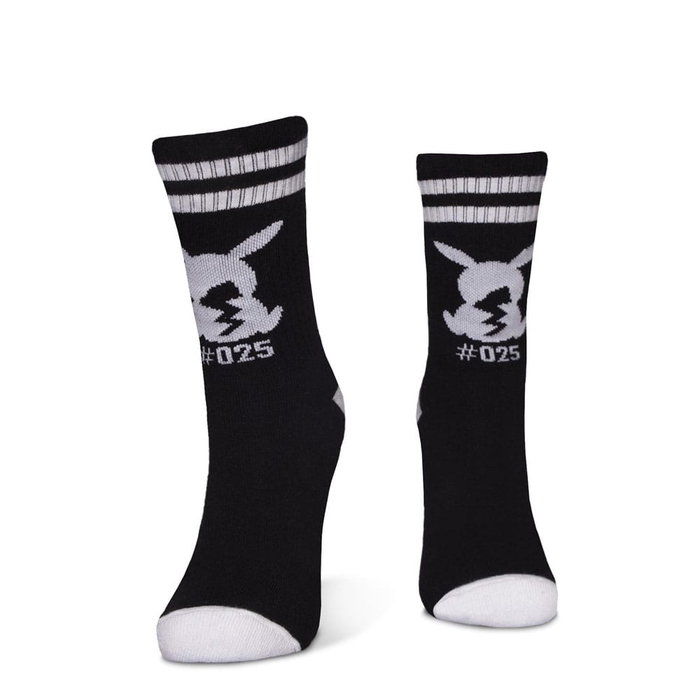 Difuzed Pokémon Pack de 3 Pares de Calcetines Pikachu Pokeball 39-42 Difuzed Pokémon Pack de 3 Pares de Calcetines Pikachu Pokeball 39-42