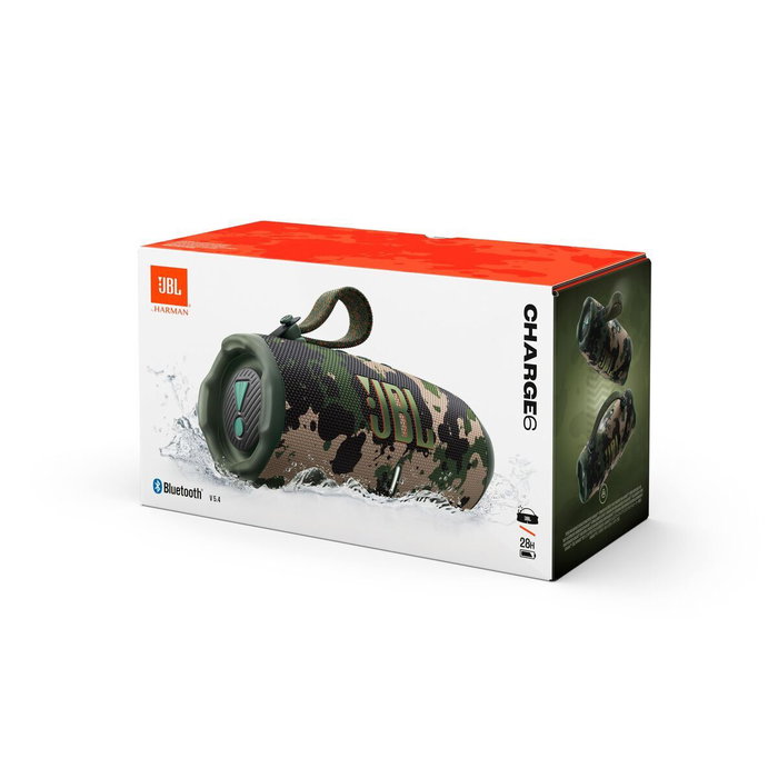 JBL Charge 6 Altavoz Portátil Bluetooth 45W Verde Camuflaje