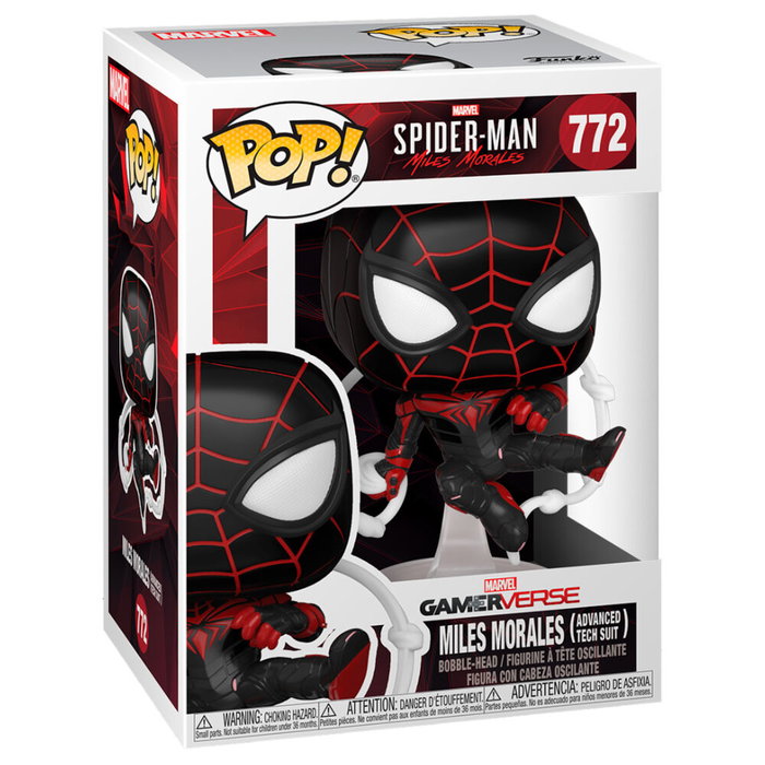 FUNKO Figura POP Marvel Spiderman Miles Morales Advanced Tech Suit