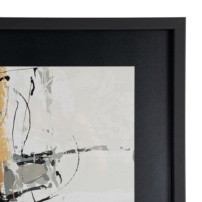 Cuadro Abstracto Madera-Cristal Impreso 73 X 3 X 73 cm