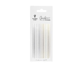 Victoria Vynn Quick Art 17, Large - Pegatinas Autoadhesivas para Decoración Exprés de Uñas