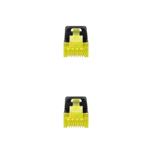 Nanocable Cable de red Cat6a SF/UTP (S-FTP) RJ45 2m Negro