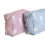 DKD Home Decor Neceser Canvas Impermeable Osos Surtido de 2 Unidades