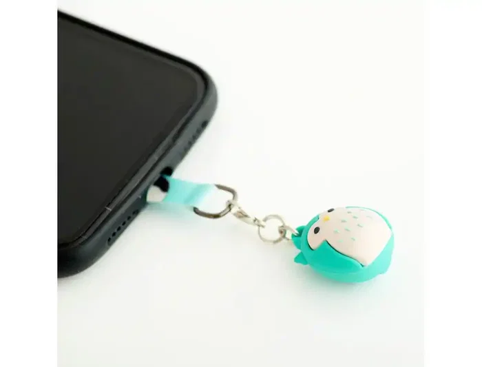 Wondee Charm Squishmallows Winston - Colgante Universal para Móvil con Conector - Accesorio Oficial para Funda, Bolso o Mochila Wondee Charm Squishmallows Winston - Colgante Universal para Móvil con Conector - Accesorio Oficial para Funda, Bolso o Mochila