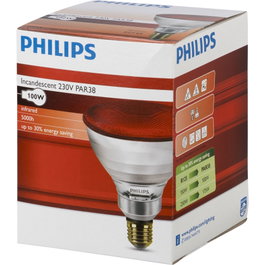 Philips Bombilla Par 38 infrarrojos 100W E27 Roja (terapéutica)