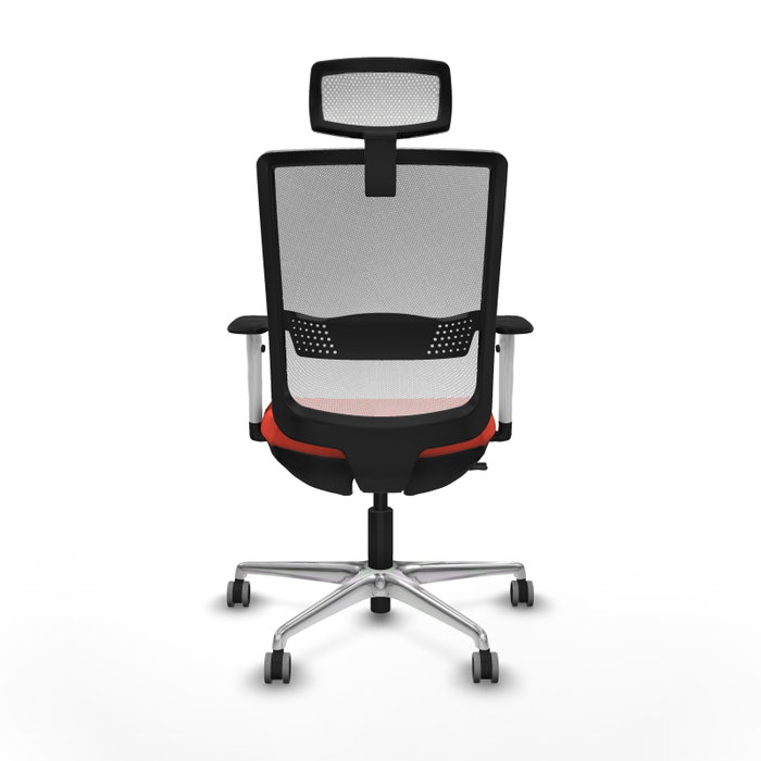 PIQUERAS Y CRESPO Silla de oficina Haches con mecanismo Sincro/Traslack Naranja oscuro y Blanco PIQUERAS Y CRESPO Silla de oficina Haches con mecanismo Sincro/Traslack Naranja oscuro y Blanco