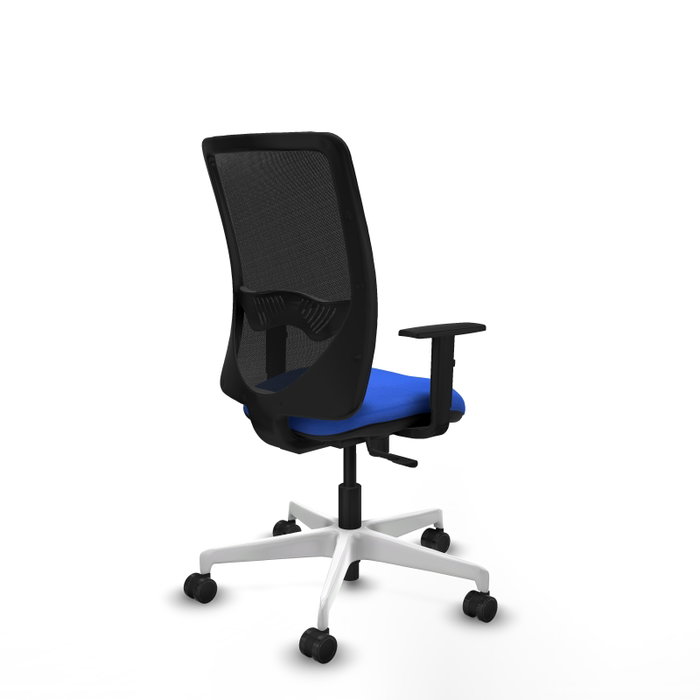 PIQUERAS Y CRESPO Silla de oficina Zulema con mecanismo Sincro, Azul y Negro